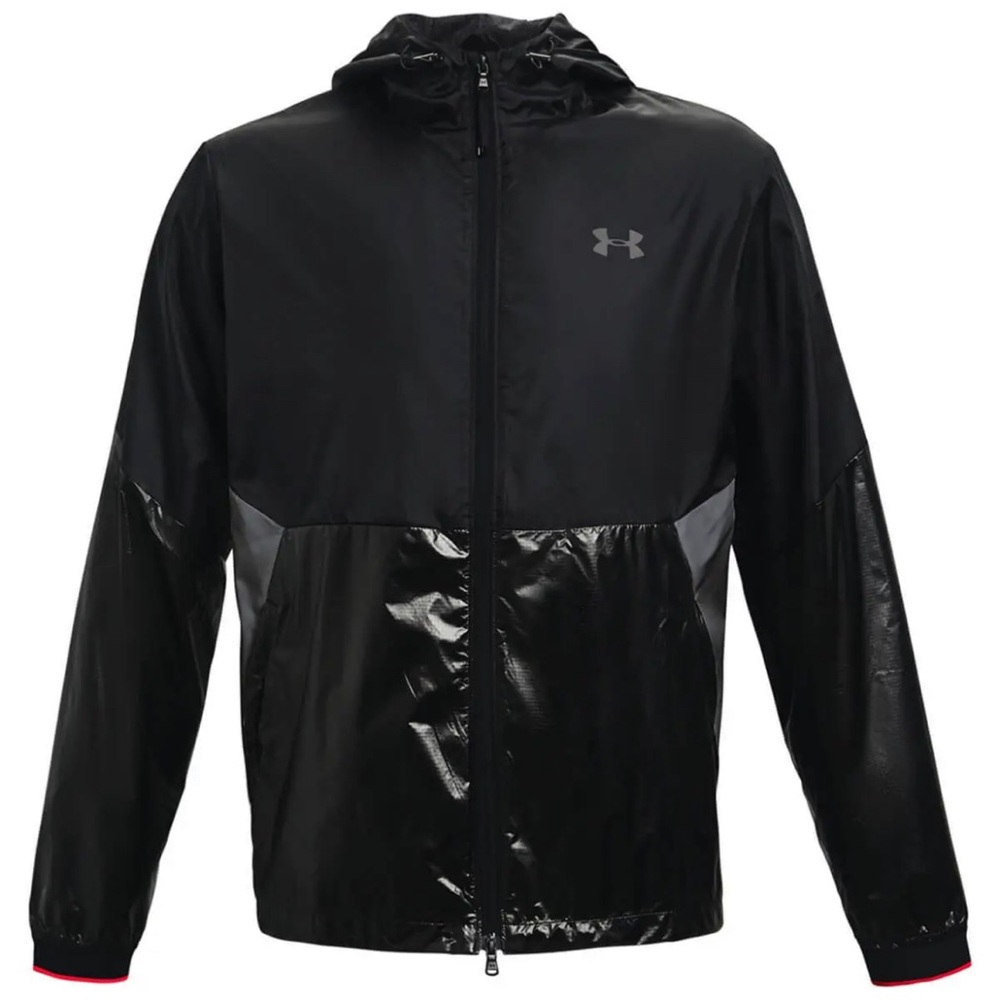 Under Armour UA Recover Legacy Windbreaker Jacket 1353370-002 Black